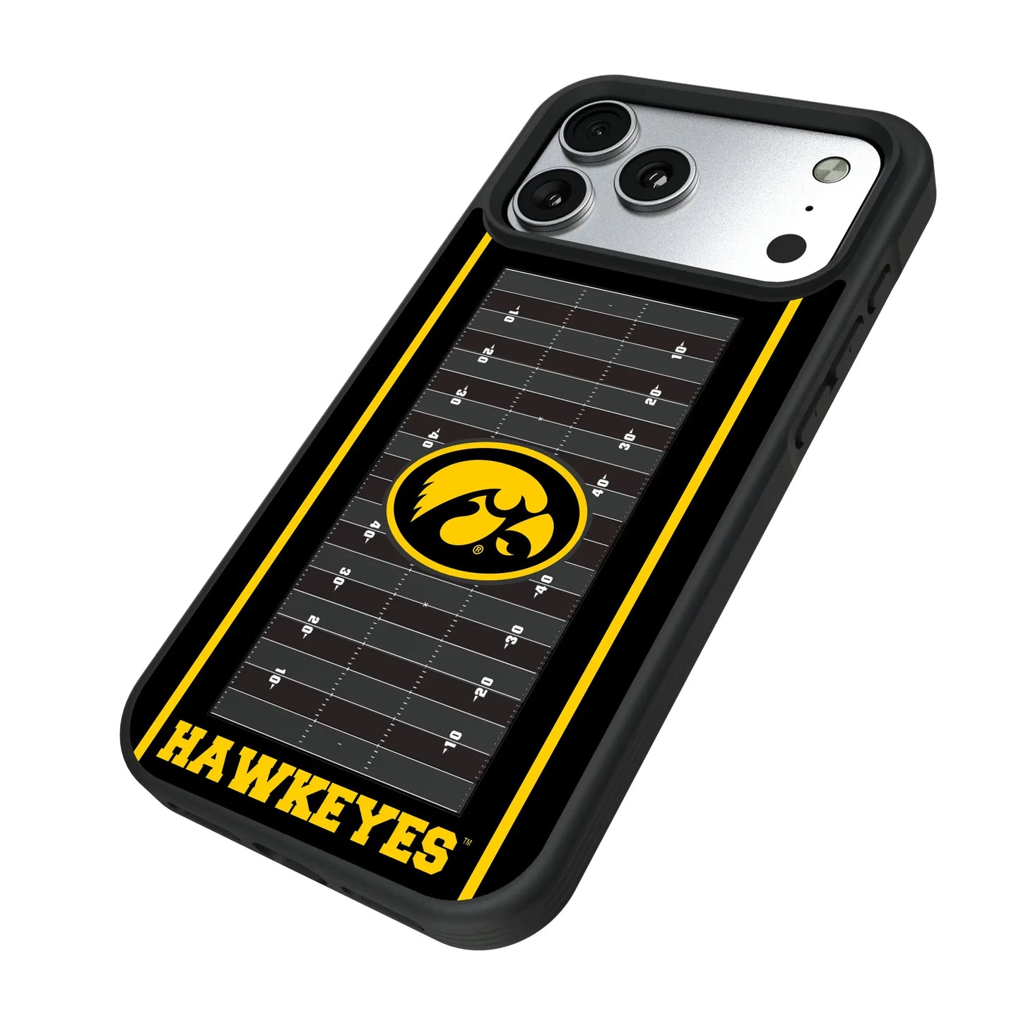 University of Iowa Hawkeyes Field Bump Phone Case for Apple iPhone