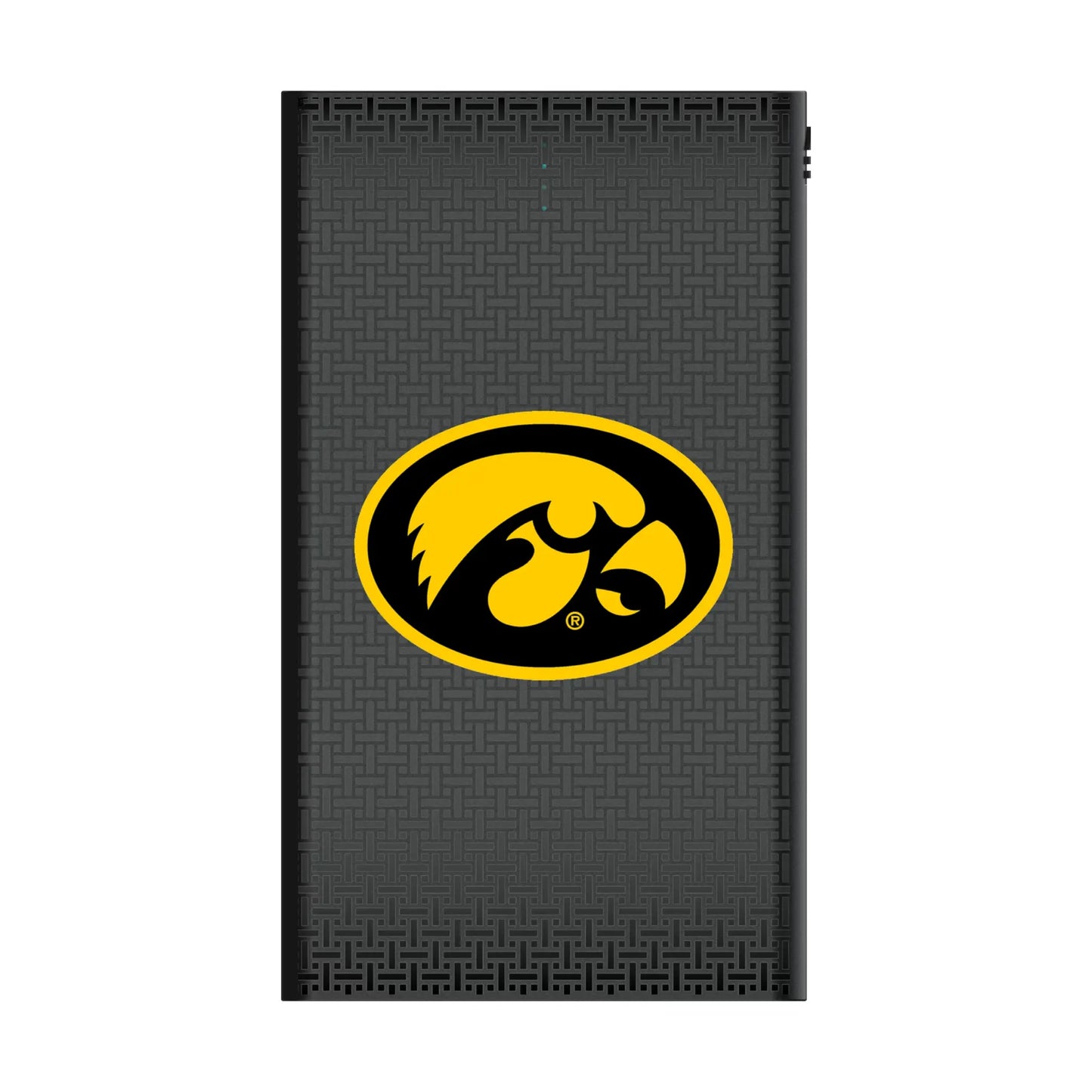 University of Iowa Hawkeyes Linen 5000mAh Flat Powerbank