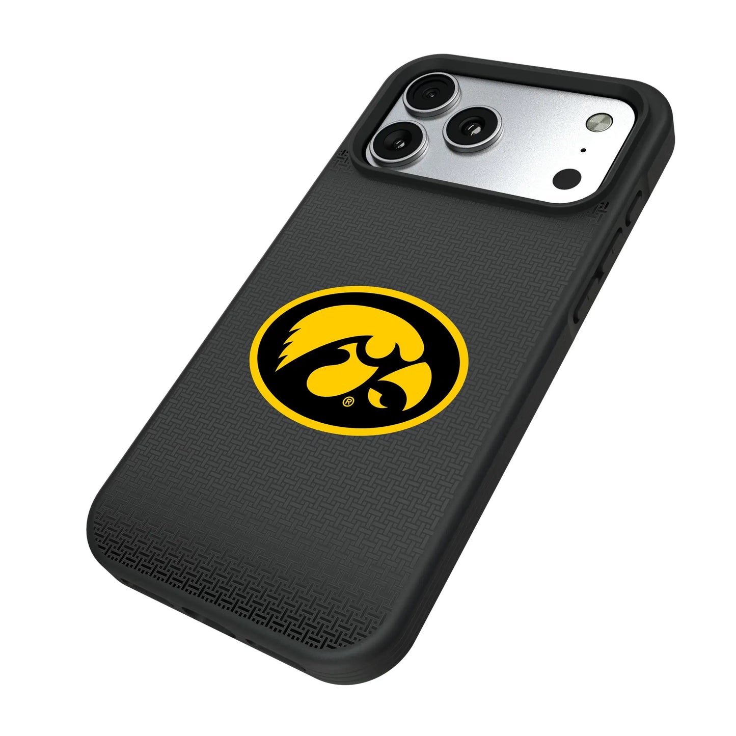 University of Iowa Hawkeyes Linen Bump Phone Case for Apple iPhone