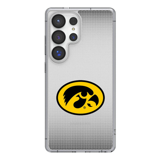 University of Iowa Hawkeyes Linen Clear Phone Case for Samsung Galaxy