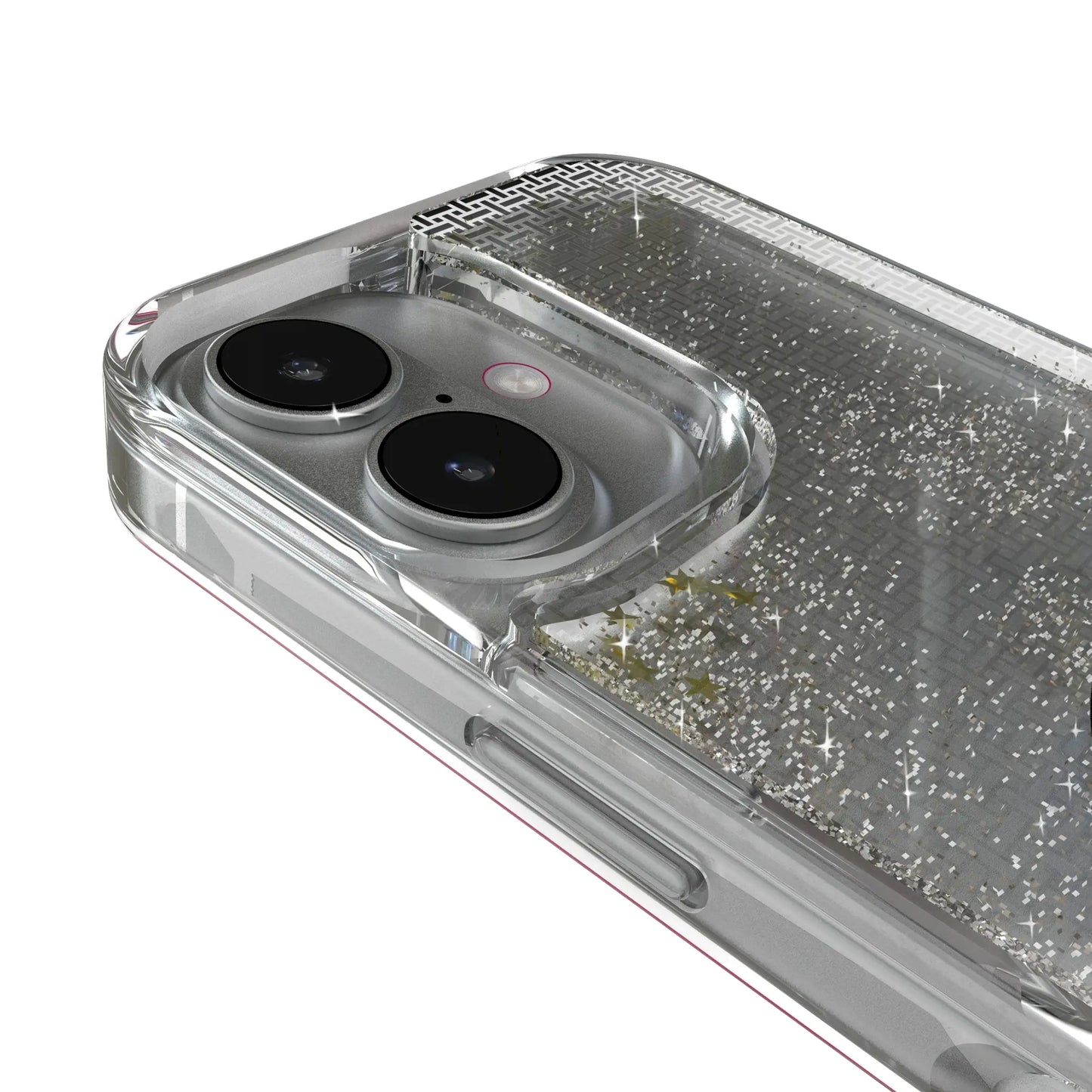 University of Iowa Hawkeyes Linen Glitter Phone Case for Apple iPhone