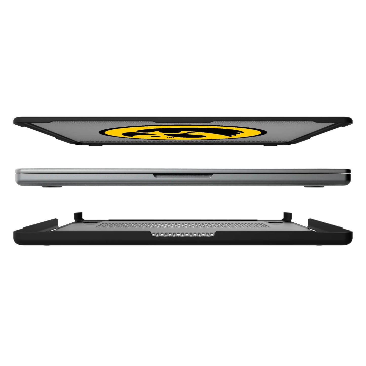 University of Iowa Hawkeyes Linen Laptop Case for Apple MacBook