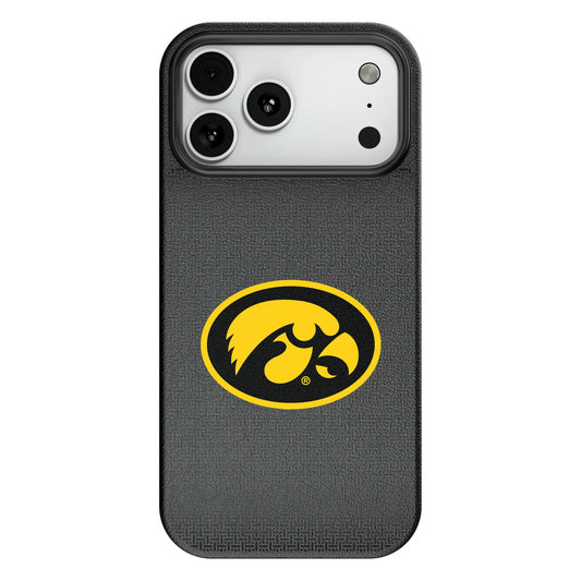 University of Iowa Hawkeyes Linen MagSafe Compatible Phone Case for Apple iPhone
