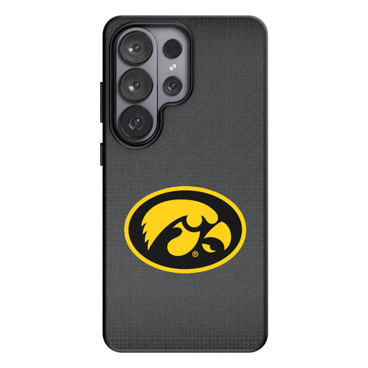 University of Iowa Hawkeyes Linen MagSafe Compatible Phone Case for Samsung Galaxy