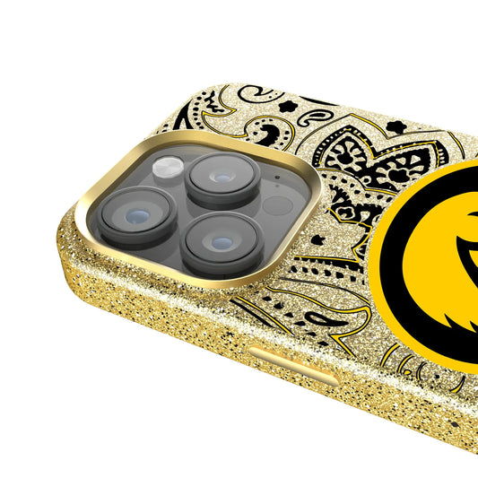 University of Iowa Hawkeyes Paisley Bling Phone Case for Apple iPhone