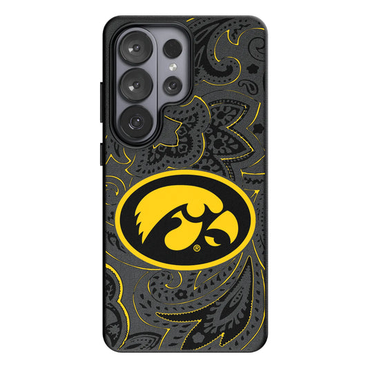 University of Iowa Hawkeyes Paisley MagSafe Compatible Phone Case for Samsung Galaxy