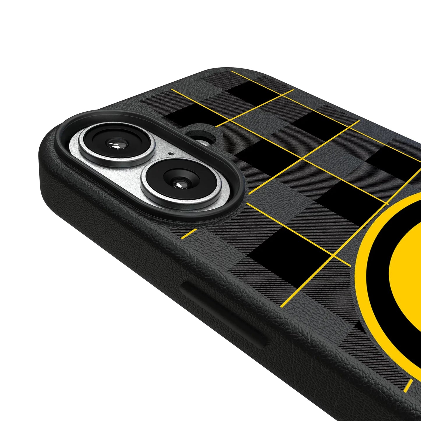University of Iowa Hawkeyes Plaid MagSafe Compatible Phone Case for Apple iPhone