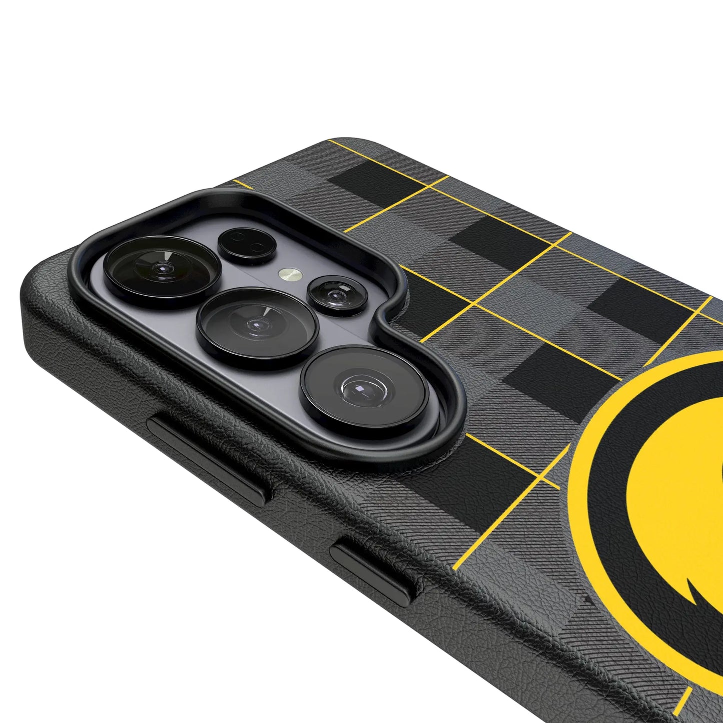 University of Iowa Hawkeyes Plaid MagSafe Compatible Phone Case for Samsung Galaxy