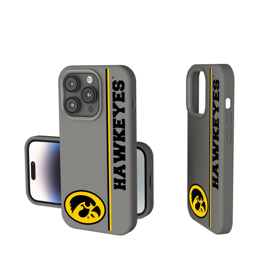 University of Iowa Hawkeyes Sidebar Soft Touch Phone Case for Apple iPhone