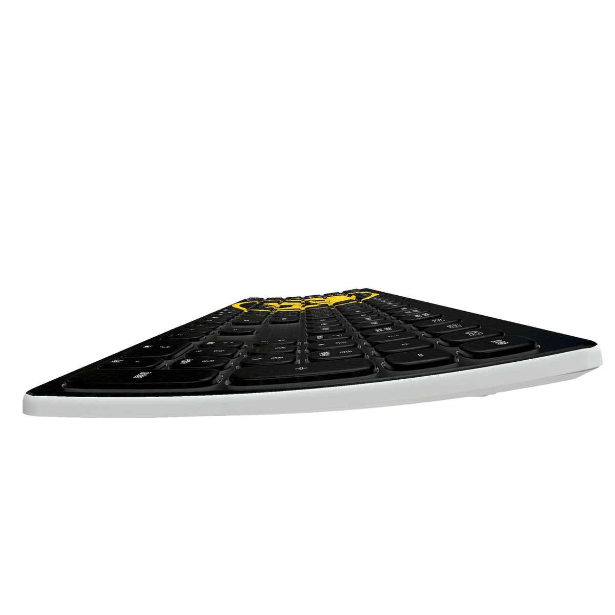 University of Iowa Hawkeyes Solid Curved Wireless Keyboard