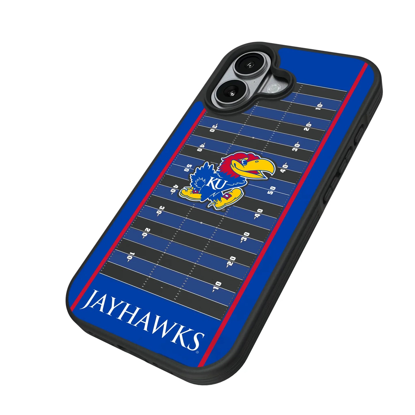 University of Kansas Jayhawks Field Bump Phone Case for Apple iPhone