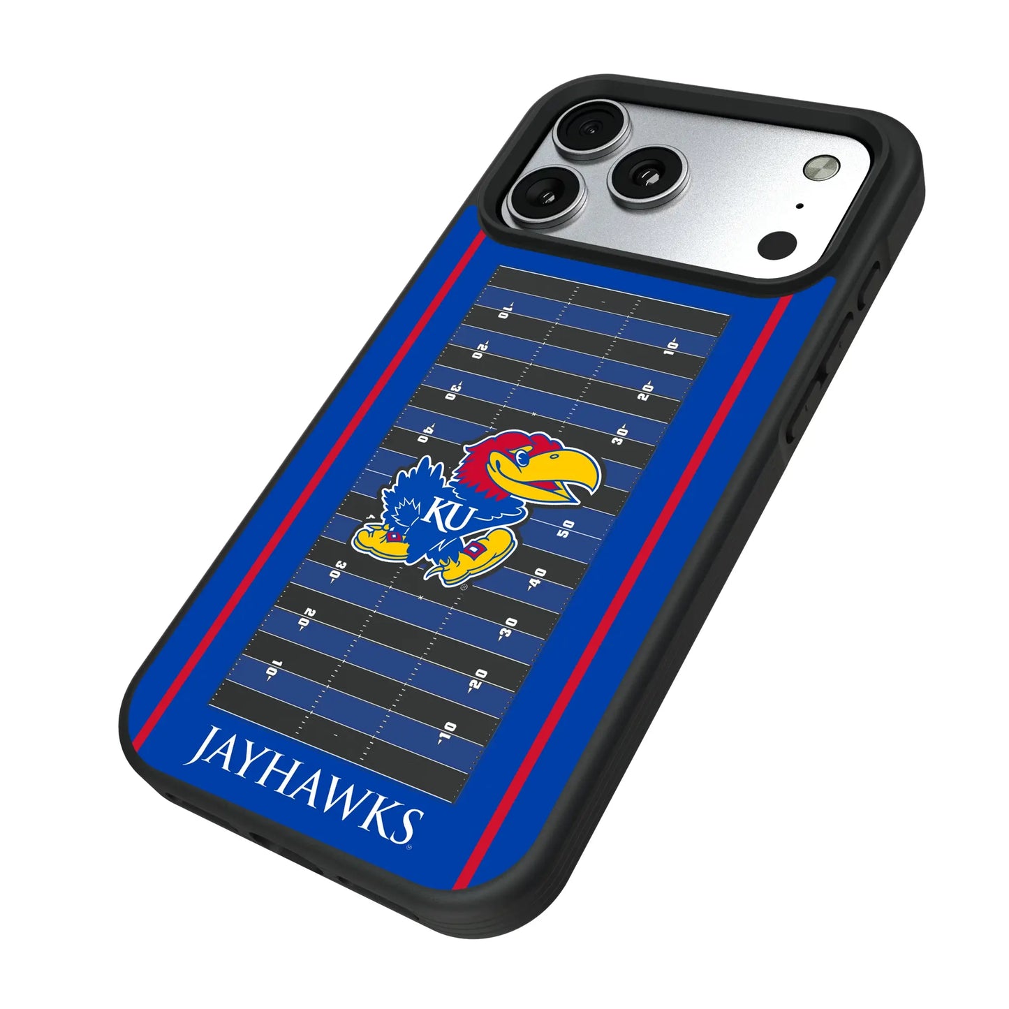 University of Kansas Jayhawks Field Bump Phone Case for Apple iPhone