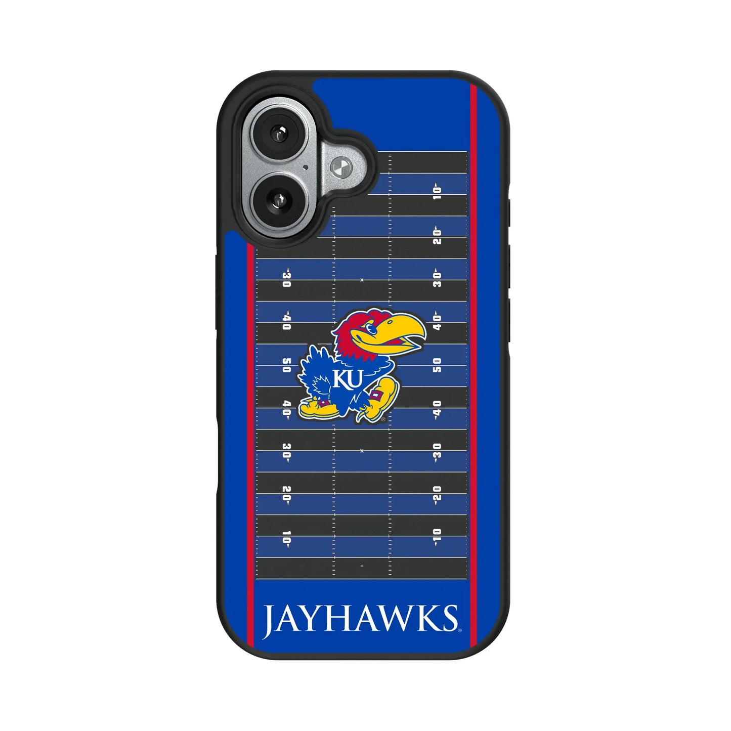 University of Kansas Jayhawks Field Bump Phone Case for Apple iPhone