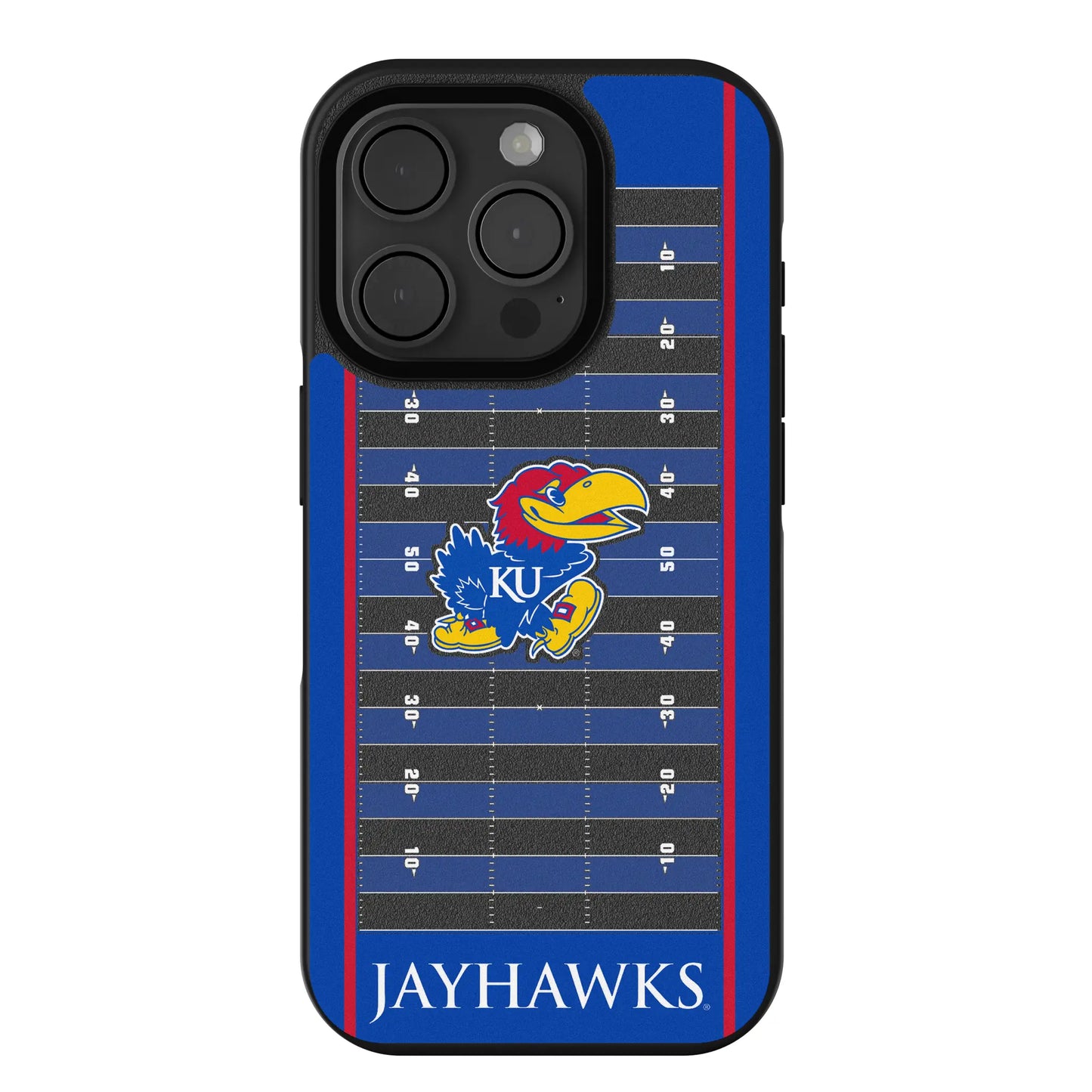 University of Kansas Jayhawks Field Bump Phone Case for Apple iPhone