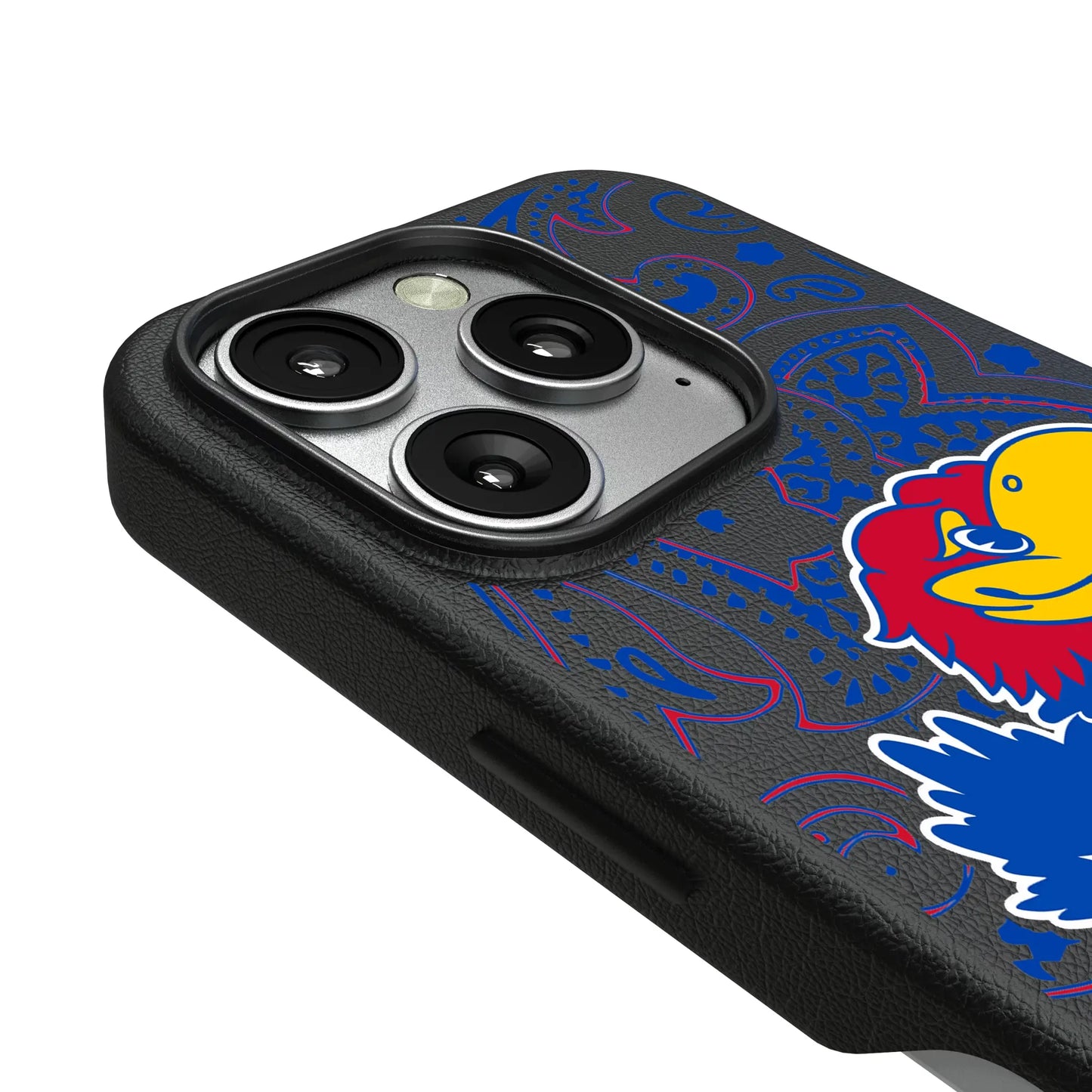 University of Kansas Jayhawks Paisley MagSafe Compatible Phone Case for Apple iPhone