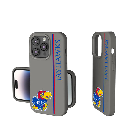 University of Kansas Jayhawks Sidebar Soft Touch Phone Case for Apple iPhone