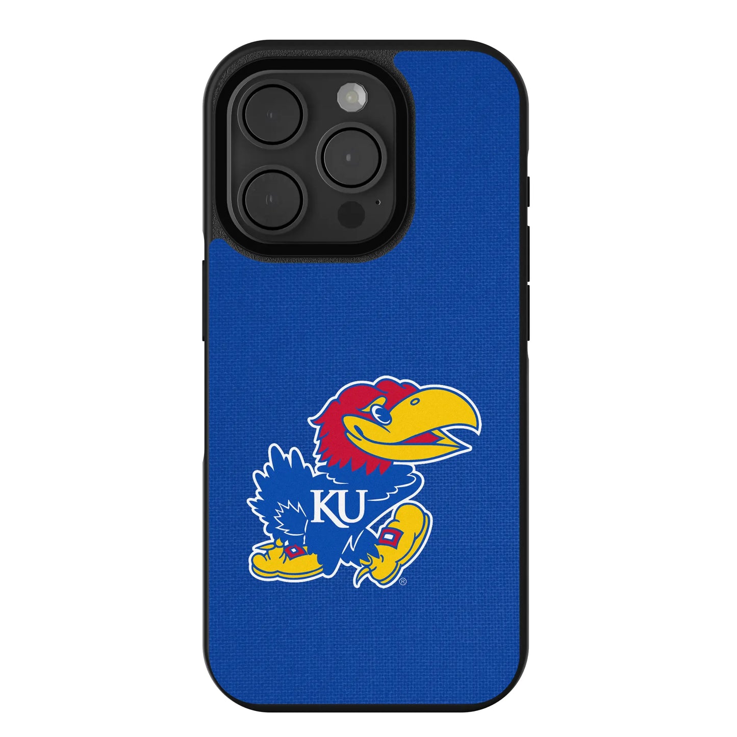 University of Kansas Jayhawks Solid Bump Phone Case for Apple iPhone
