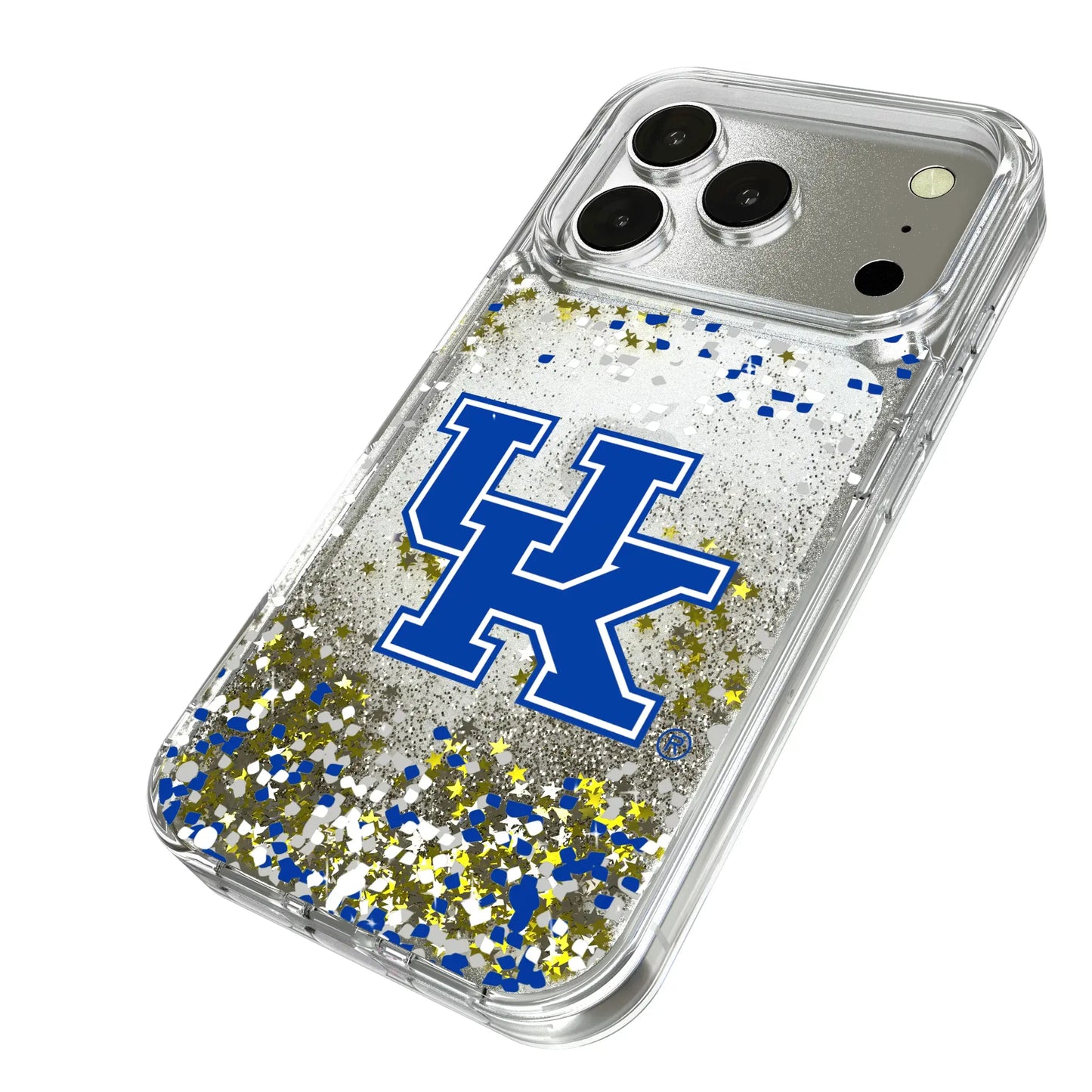 University of Kentucky Wildcats Confetti Glitter Phone Case for Apple iPhone