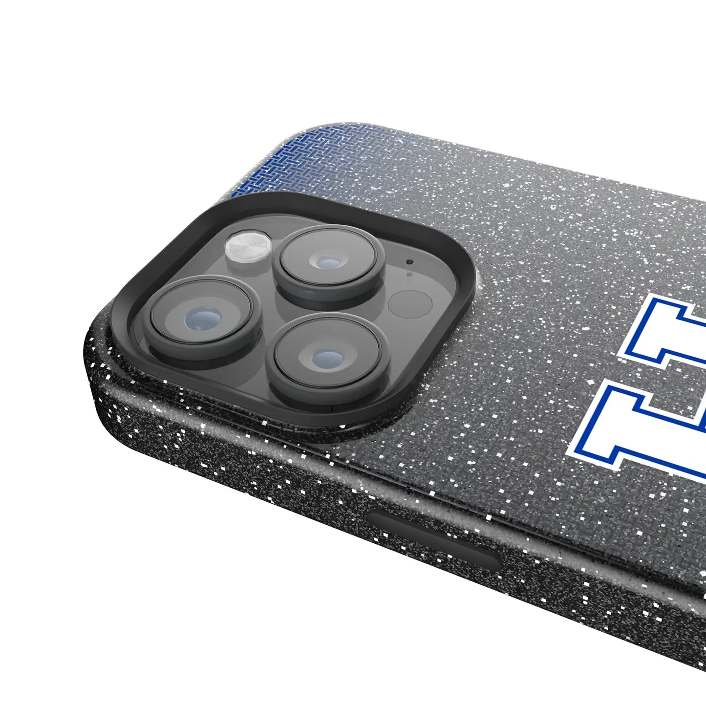 University of Kentucky Wildcats Linen Black Bling Phone Case for Apple iPhone