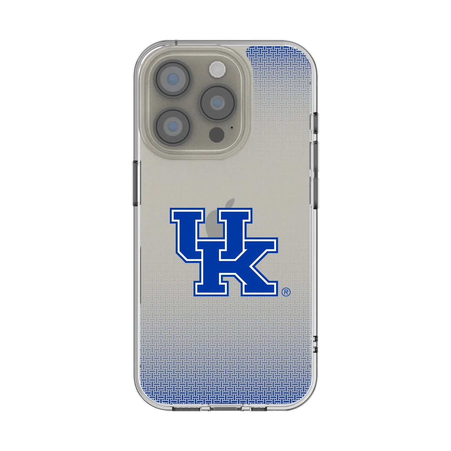 University of Kentucky Wildcats Linen Clear Phone Case for Apple iPhone