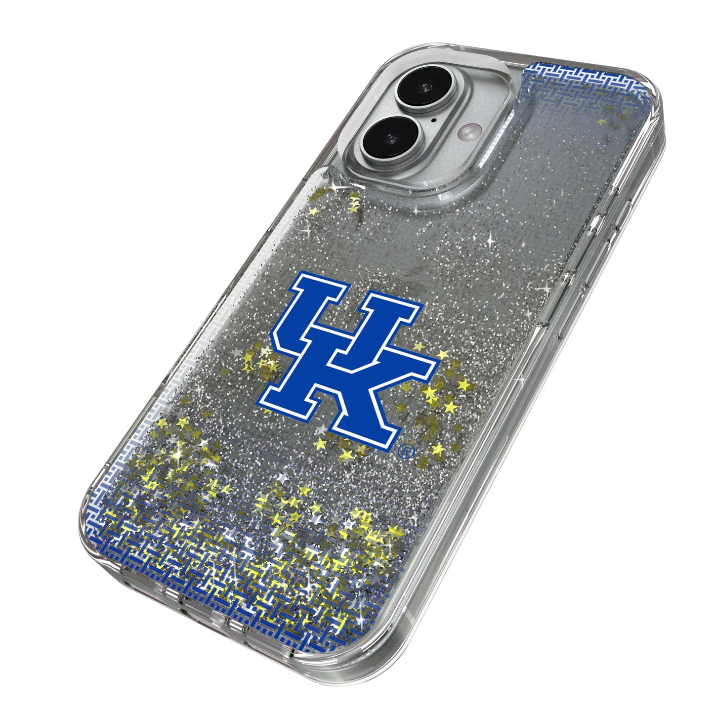 University of Kentucky Wildcats Linen Glitter Phone Case for Apple iPhone