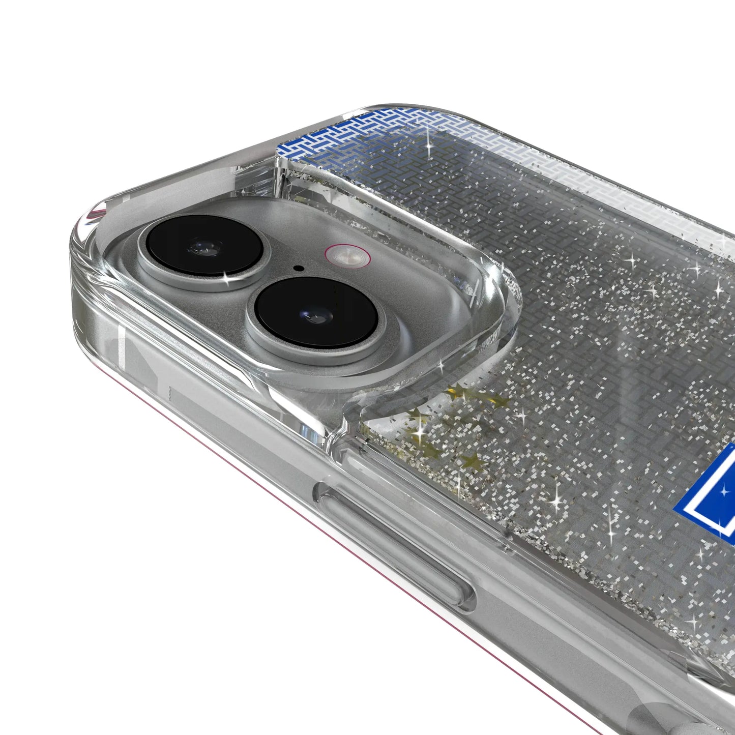 University of Kentucky Wildcats Linen Glitter Phone Case for Apple iPhone