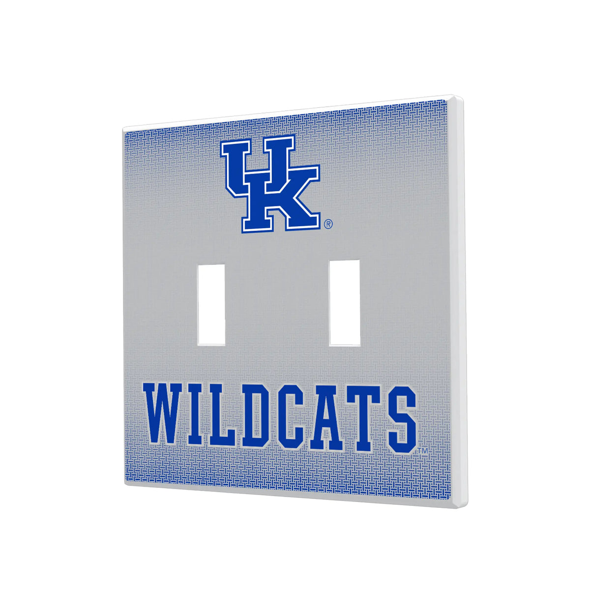 University of Kentucky Wildcats Linen Hidden-Screw Light Switch Plate