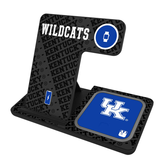 University of Kentucky Wildcats Monocolor Tilt 3 in 1 Charging Station