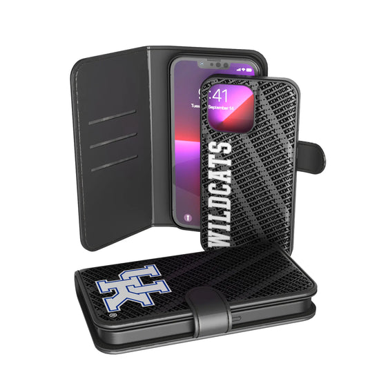 University of Kentucky Wildcats Monocolor Tilt Wallet Phone Case for Apple iPhone