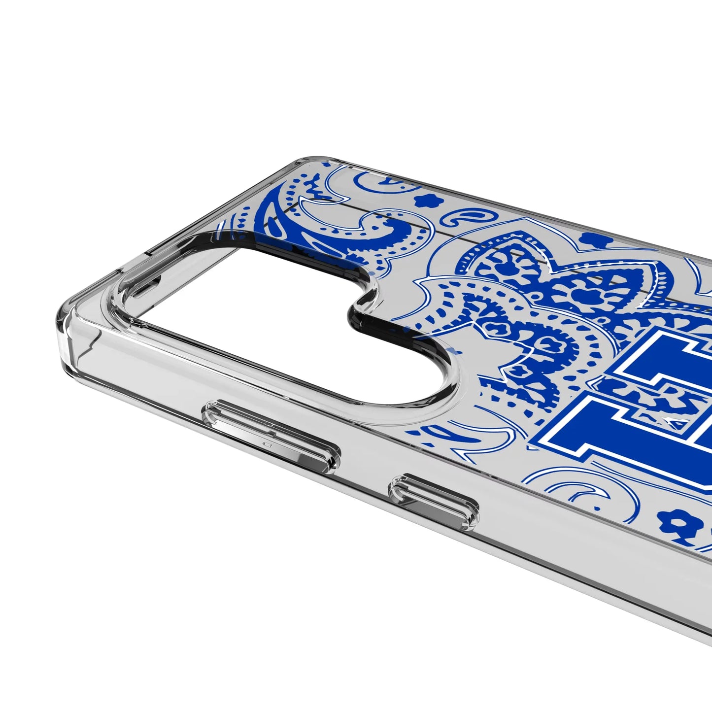 University of Kentucky Wildcats Paisley Clear Phone Case for Samsung Galaxy