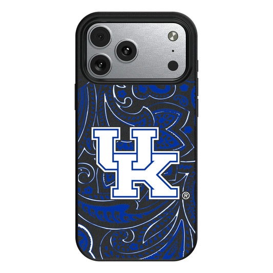 University of Kentucky Wildcats Paisley MagSafe Compatible Phone Case for Apple iPhone