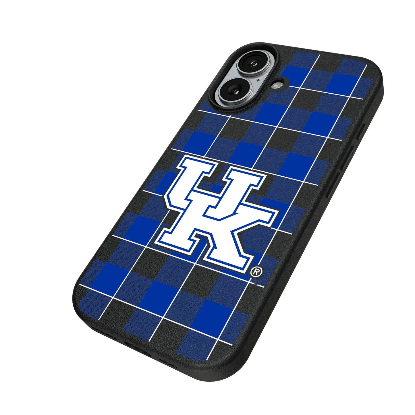 University of Kentucky Wildcats Plaid MagSafe Compatible Phone Case for Apple iPhone