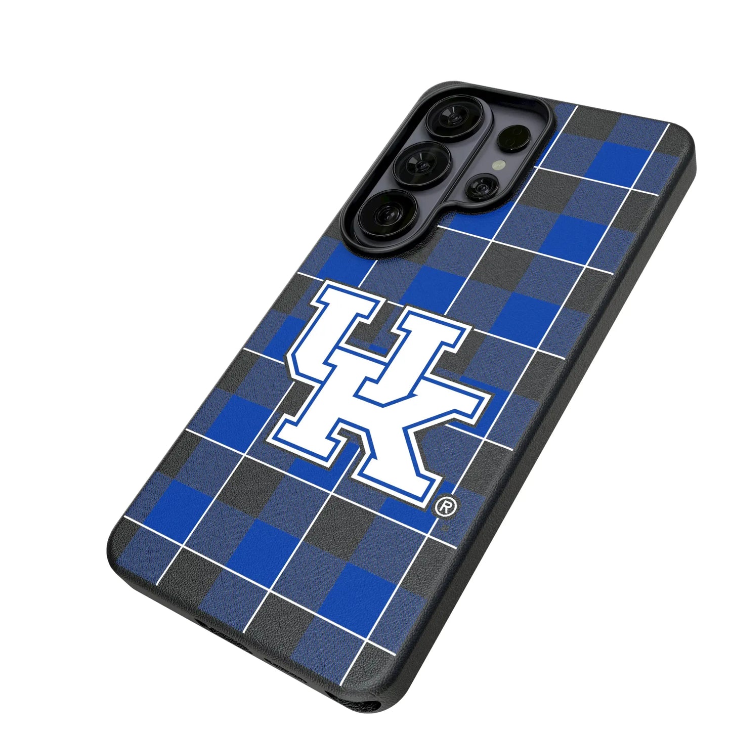 University of Kentucky Wildcats Plaid MagSafe Compatible Phone Case for Samsung Galaxy