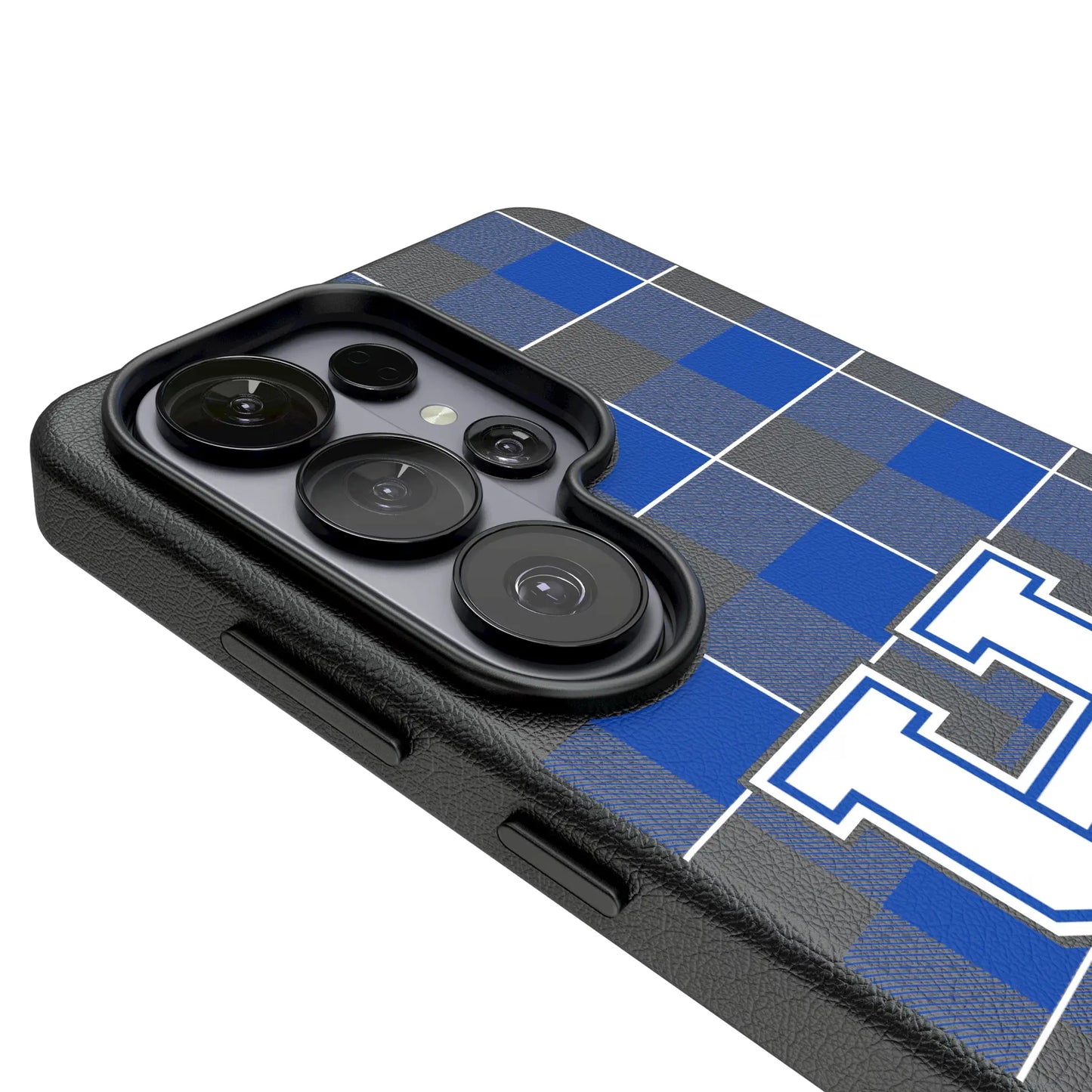 University of Kentucky Wildcats Plaid MagSafe Compatible Phone Case for Samsung Galaxy
