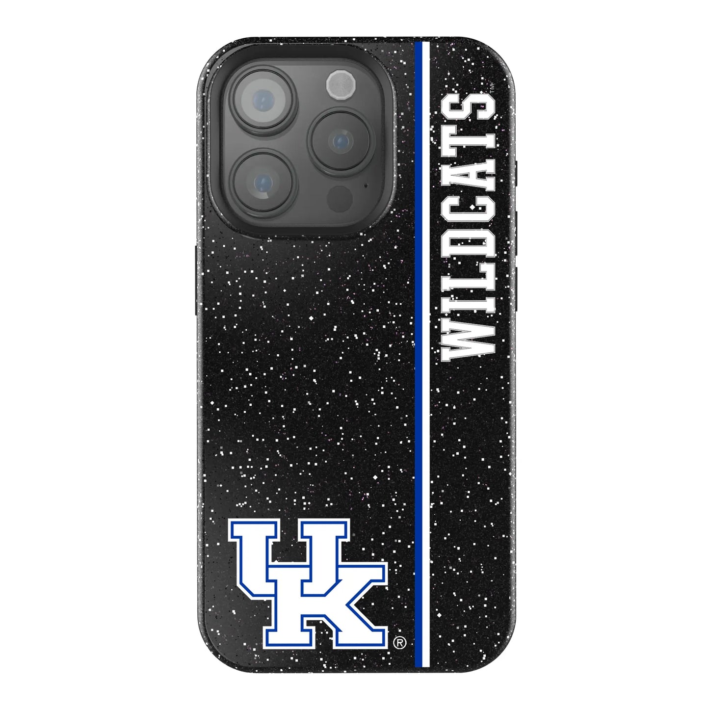 University of Kentucky Wildcats Sidebar Black Bling Phone Case for Apple iPhone