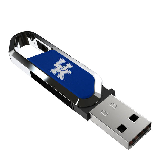 University of Kentucky Wildcats Solid USB 64GB Clip Style Flash Drive