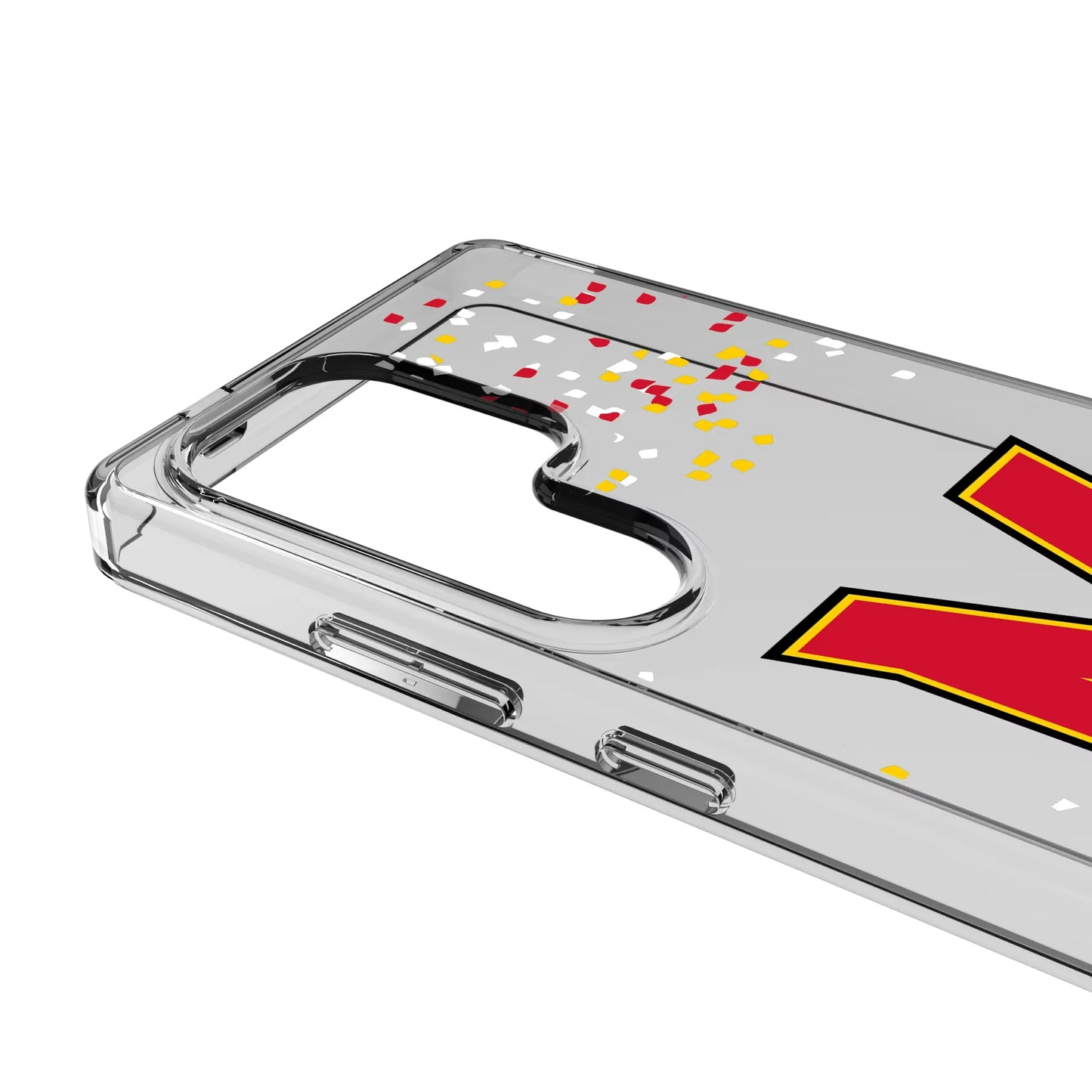 University of Maryland Terrapins Confetti Clear Phone Case for Samsung Galaxy