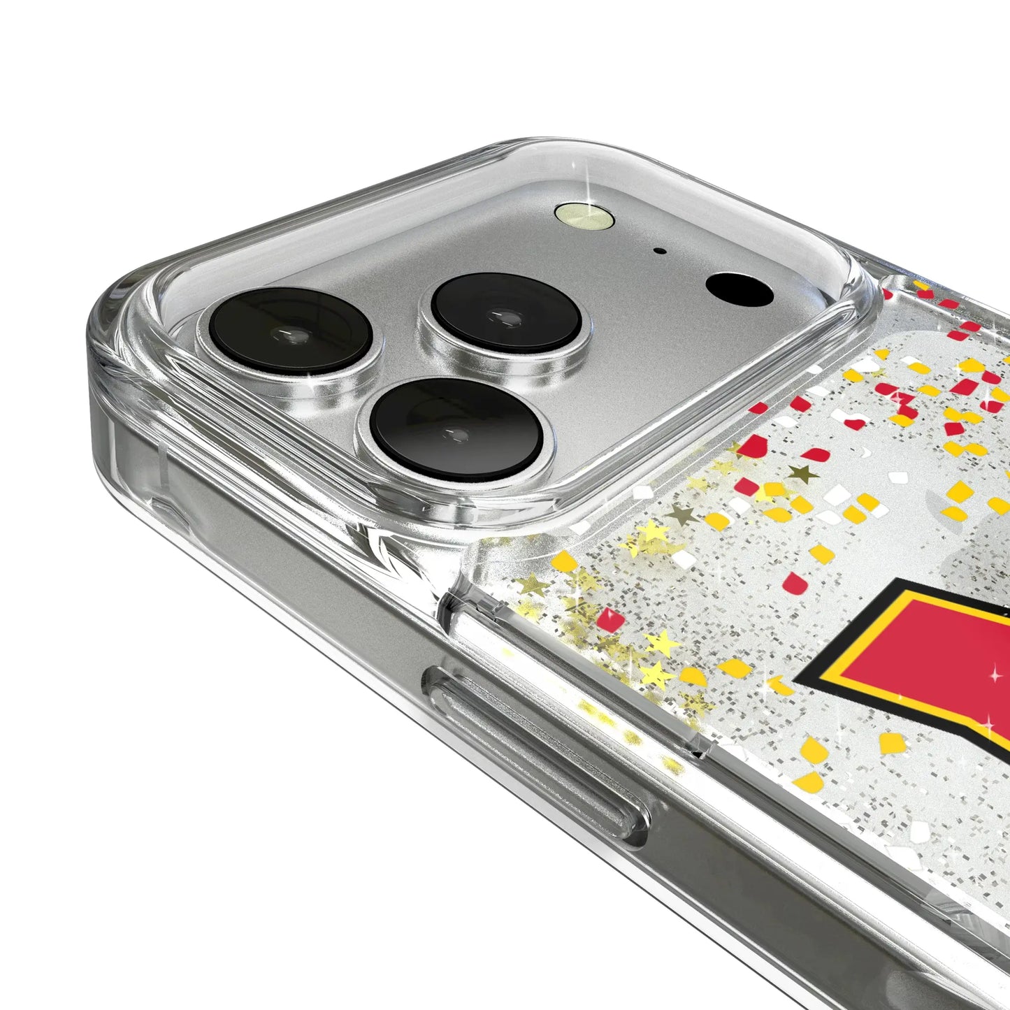 University of Maryland Terrapins Confetti Glitter Phone Case for Apple iPhone