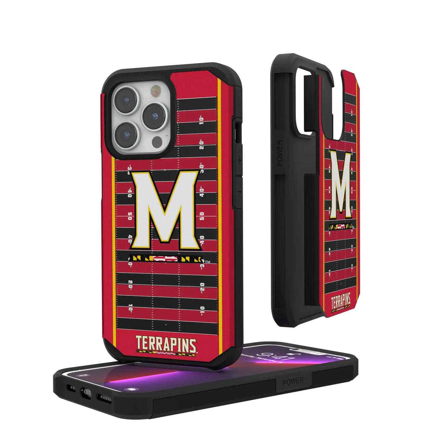 University of Maryland Terrapins Field Rugged Phone Case for Apple iPhone
