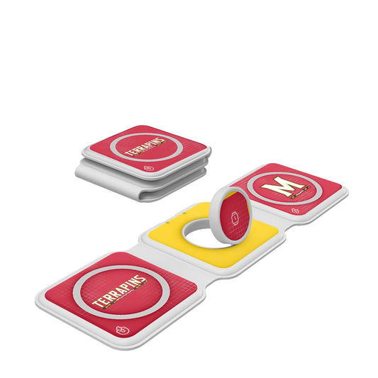 University of Maryland Terrapins Hatch Foldable 3 in 1 Charger
