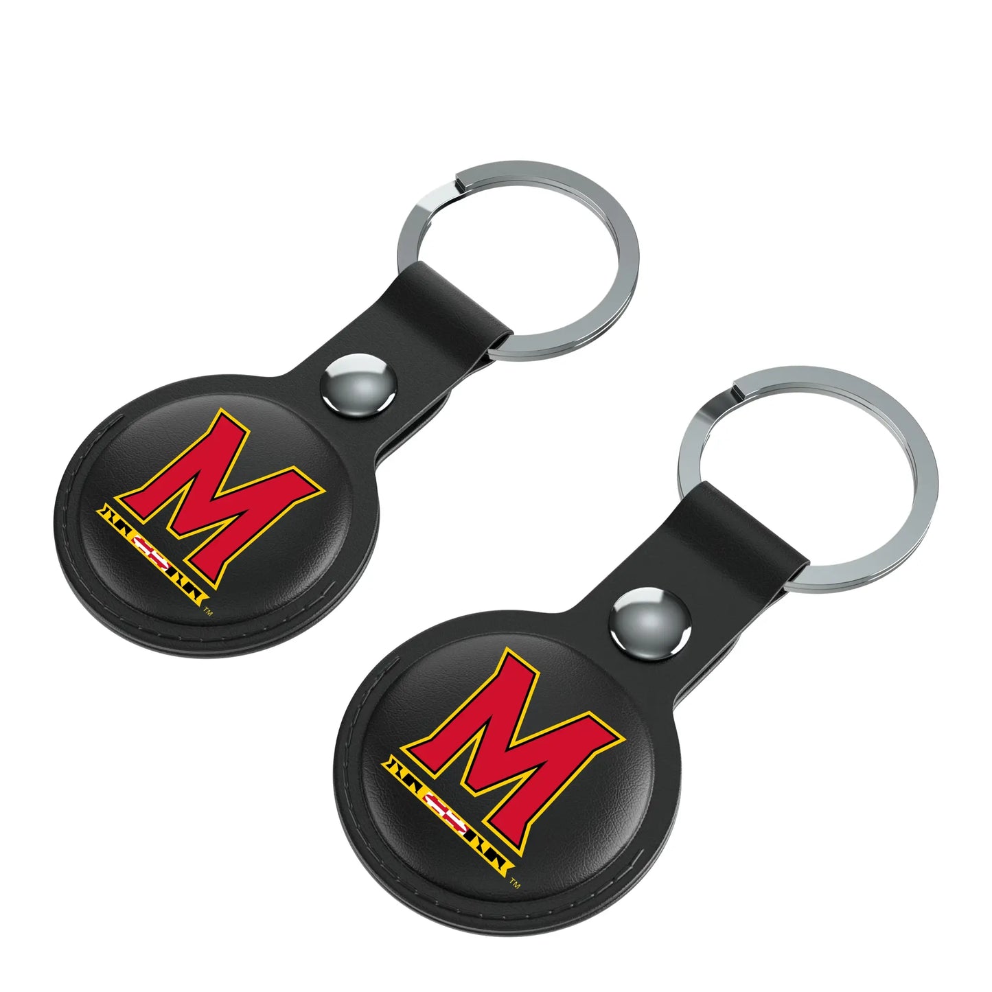 University of Maryland Terrapins Insignia Black Airtag Holder 2-Pack