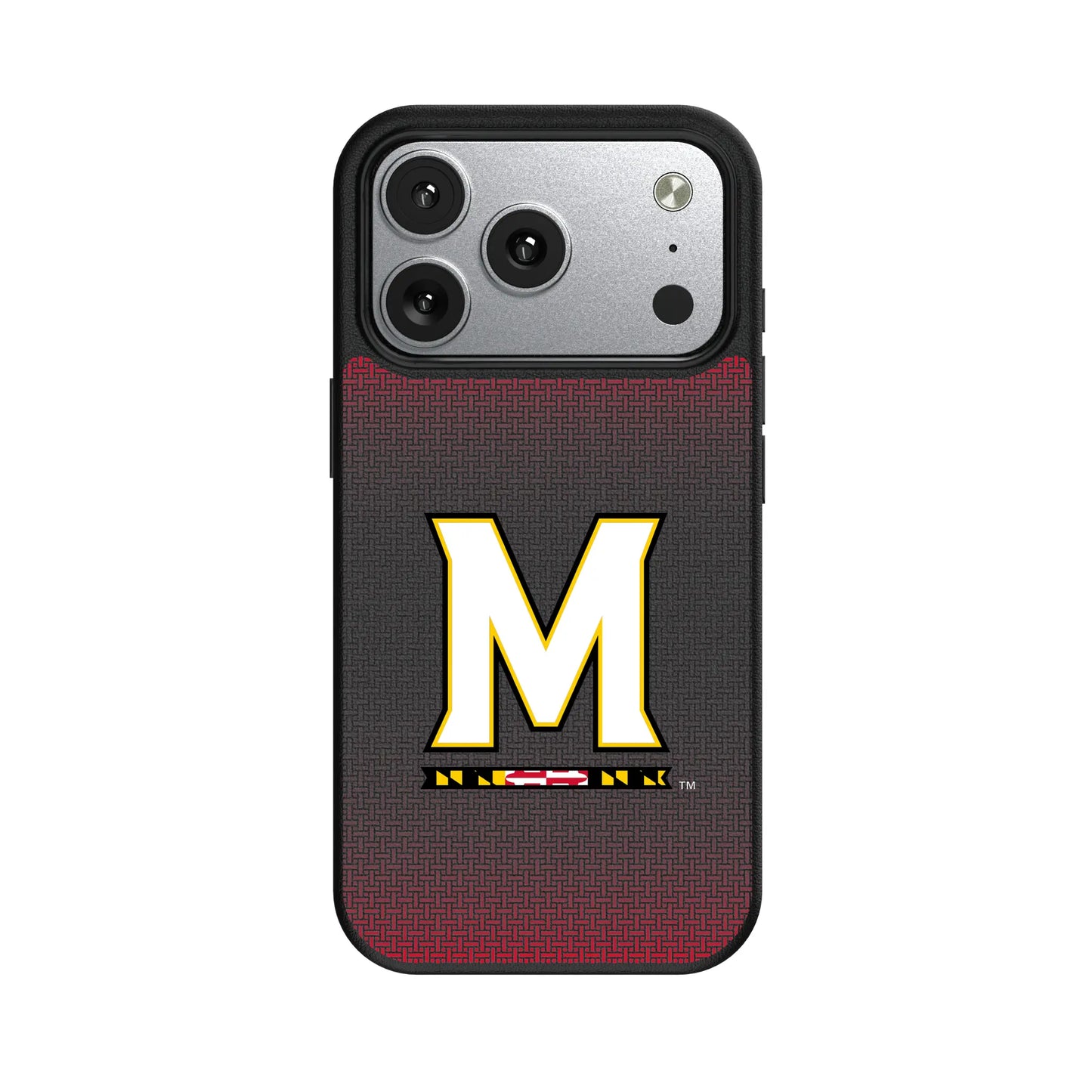 University of Maryland Terrapins Linen MagSafe Compatible Phone Case for Apple iPhone