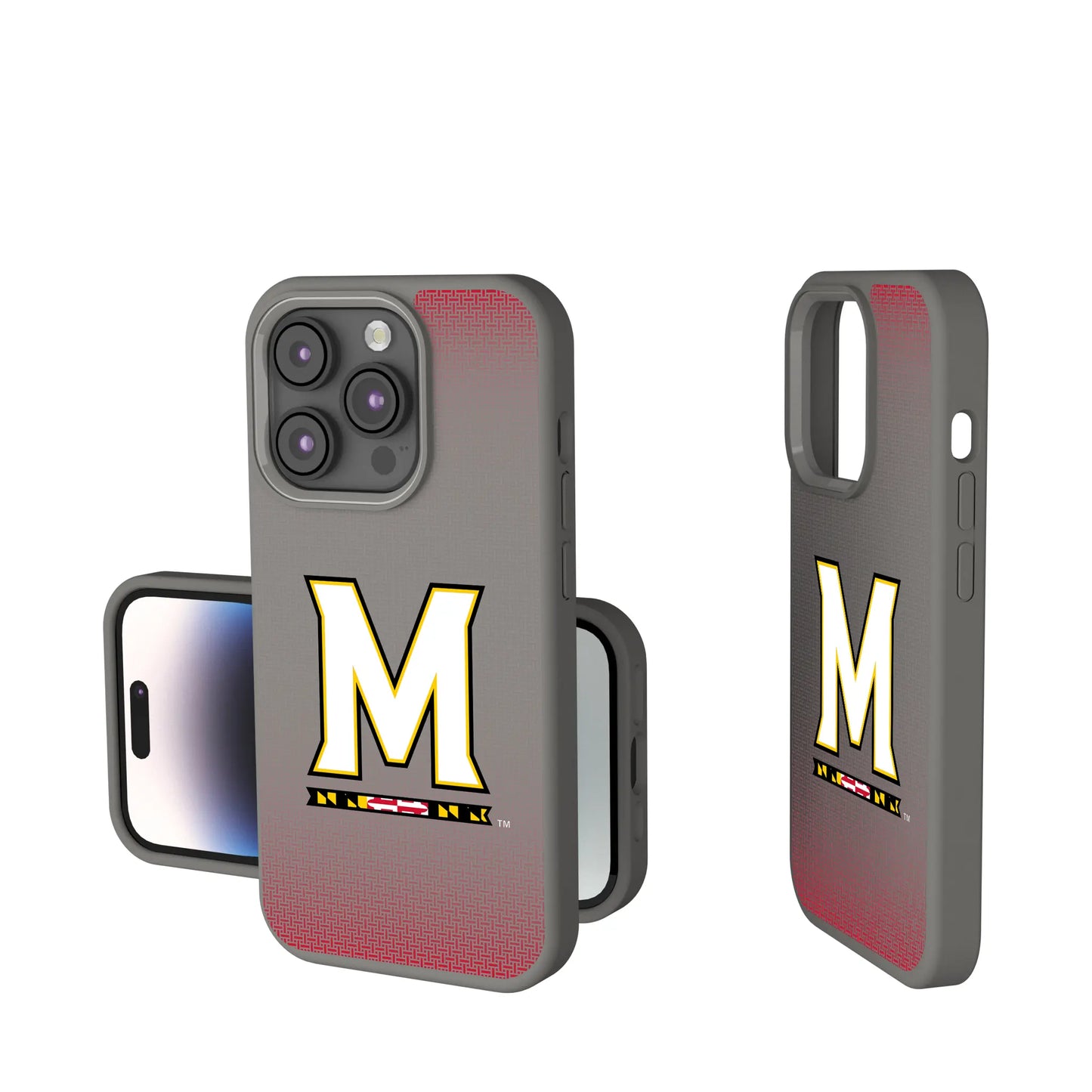 University of Maryland Terrapins Linen Soft Touch Phone Case for Apple iPhone