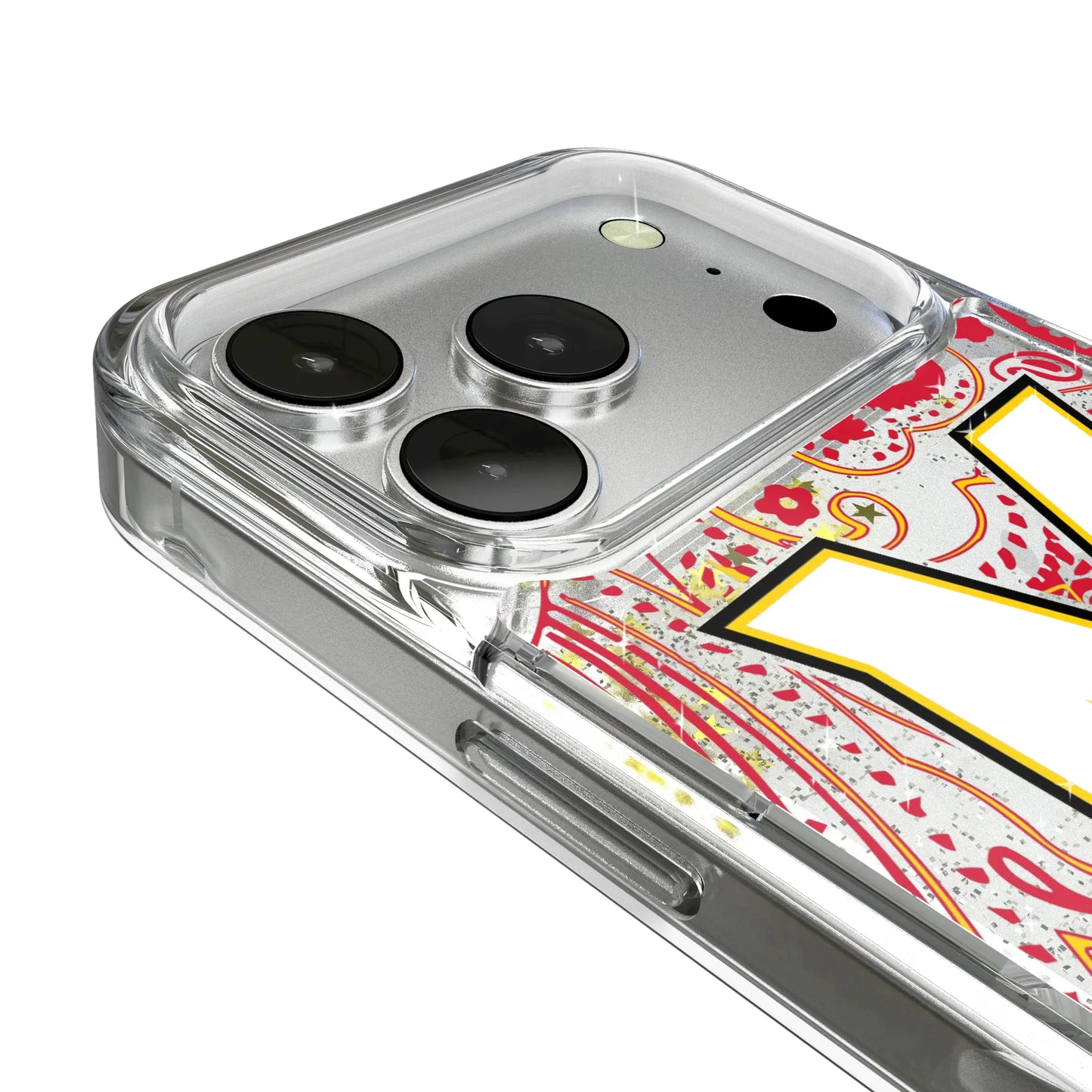 University of Maryland Terrapins Paisley Glitter Phone Case for Apple iPhone