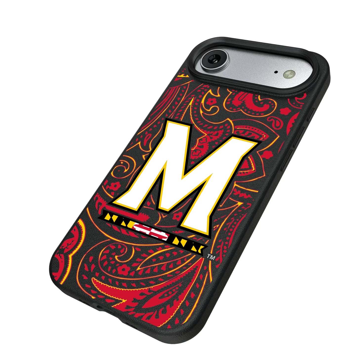 University of Maryland Terrapins Paisley MagSafe Compatible Phone Case for Apple iPhone