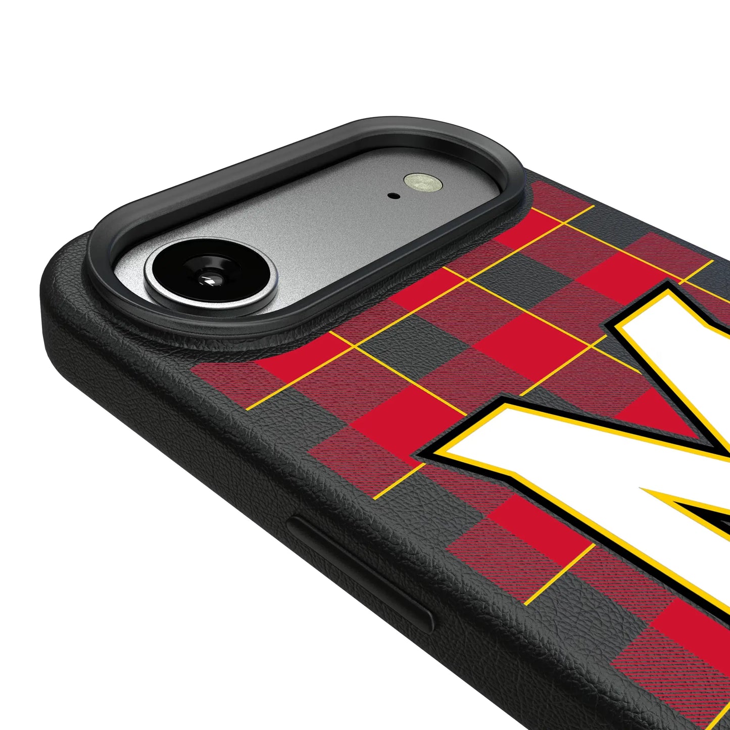 University of Maryland Terrapins Plaid MagSafe Compatible Phone Case for Apple iPhone