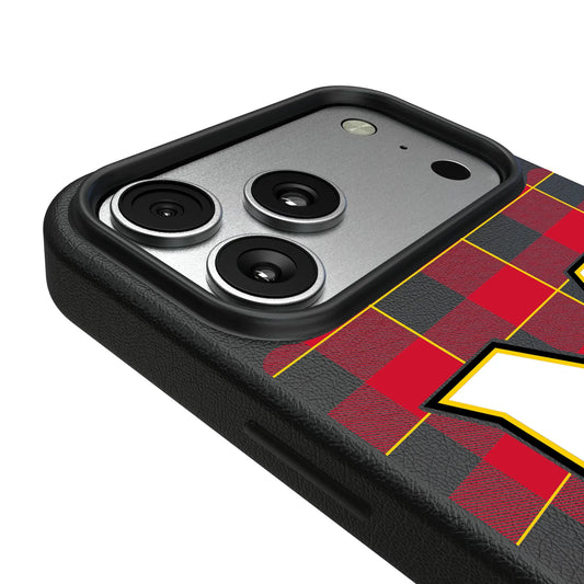 University of Maryland Terrapins Plaid MagSafe Compatible Phone Case for Apple iPhone