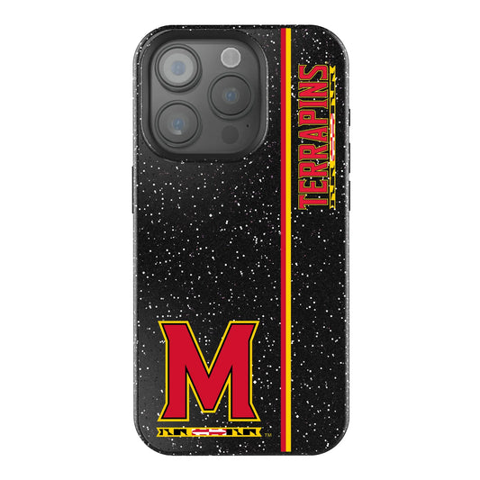University of Maryland Terrapins Sidebar Black Bling Phone Case for Apple iPhone