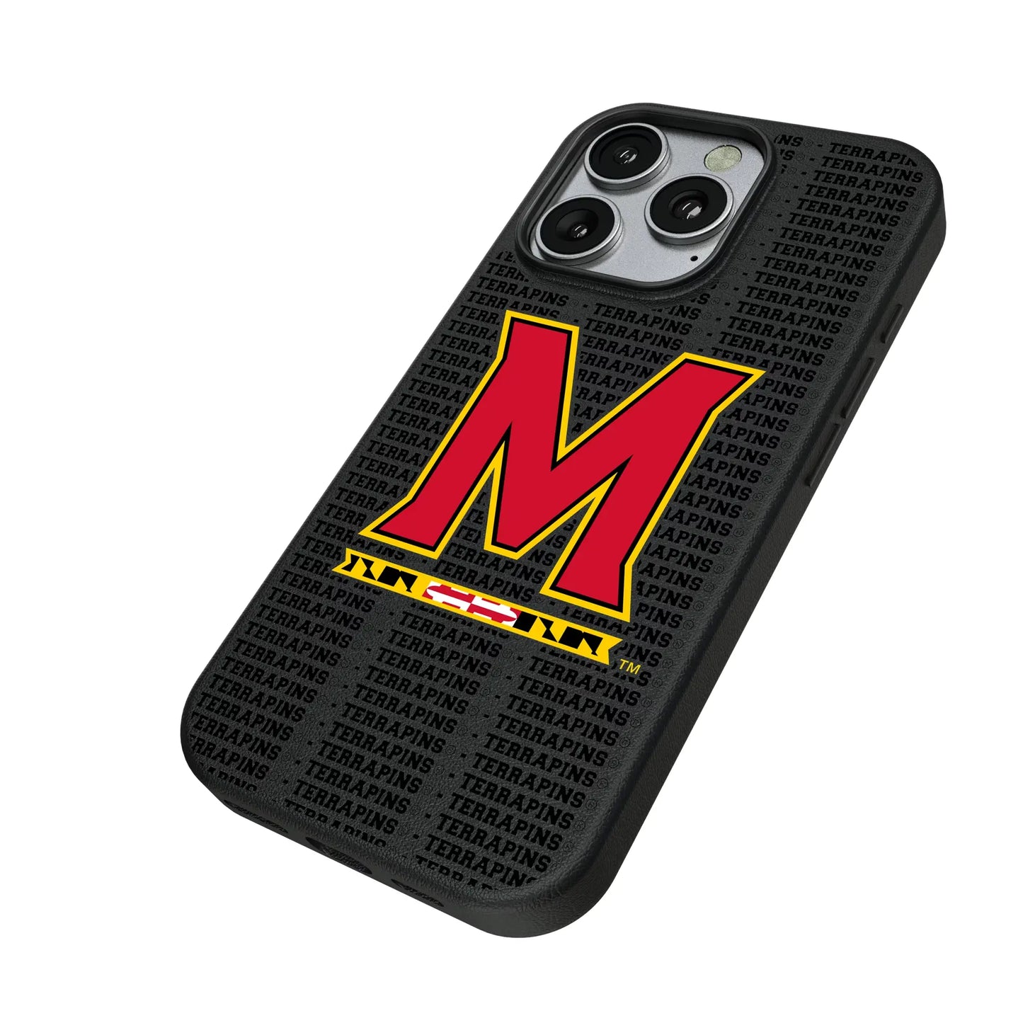 University of Maryland Terrapins Text Backdrop MagSafe Compatible Phone Case for Apple iPhone