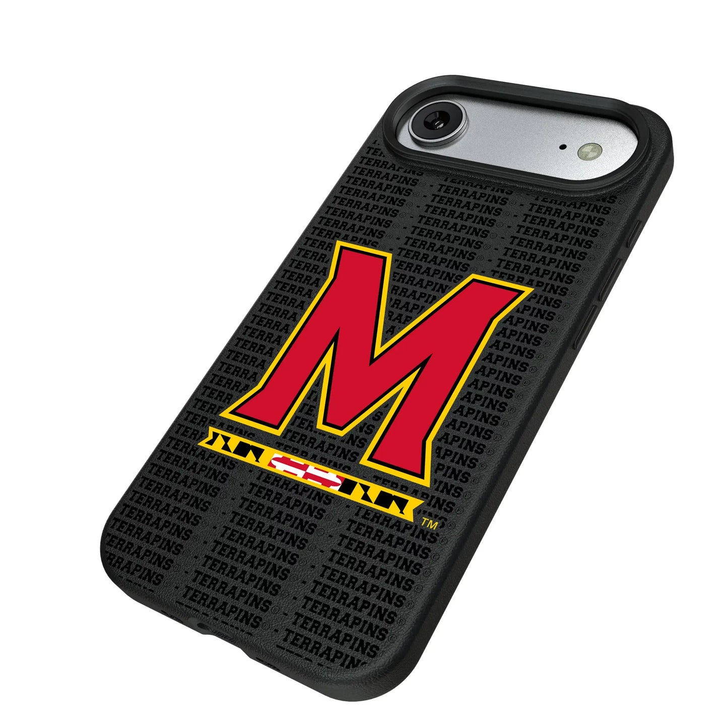 University of Maryland Terrapins Text Backdrop MagSafe Compatible Phone Case for Apple iPhone